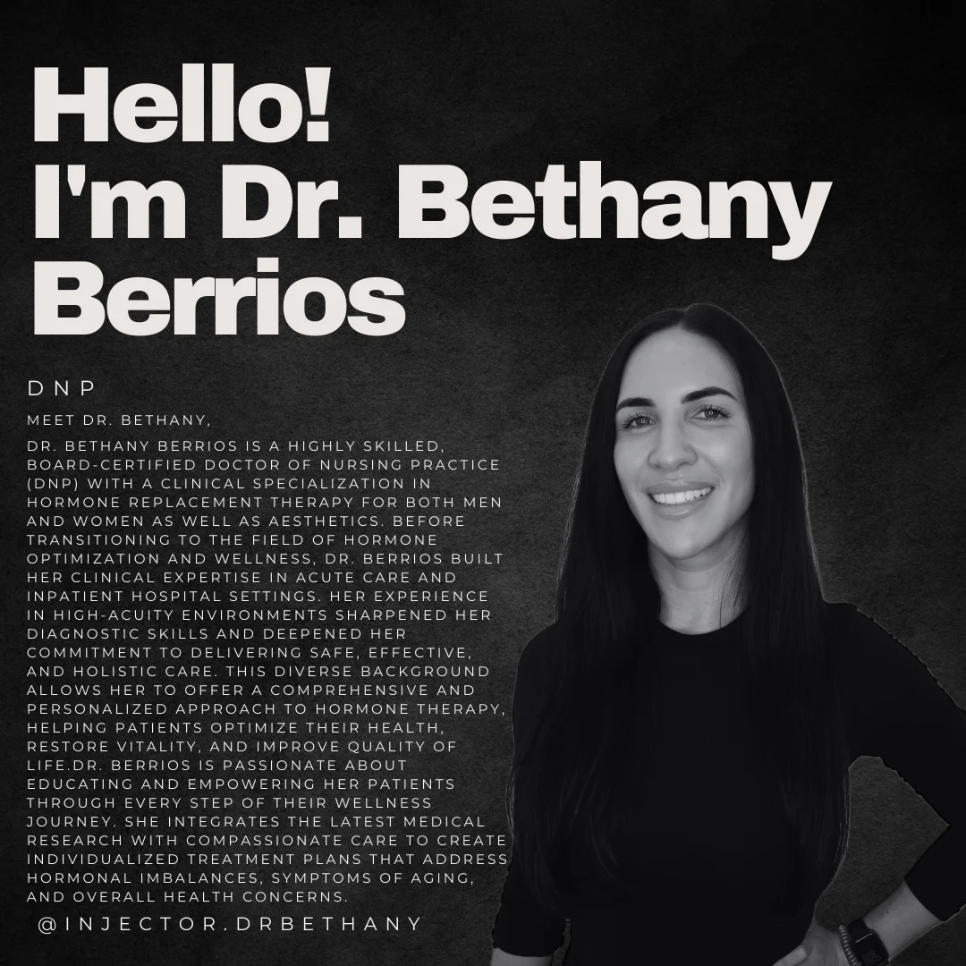 Hello! I'm Dr. Bethany Berrios Hello! I'm Dr. Bethany Berrios