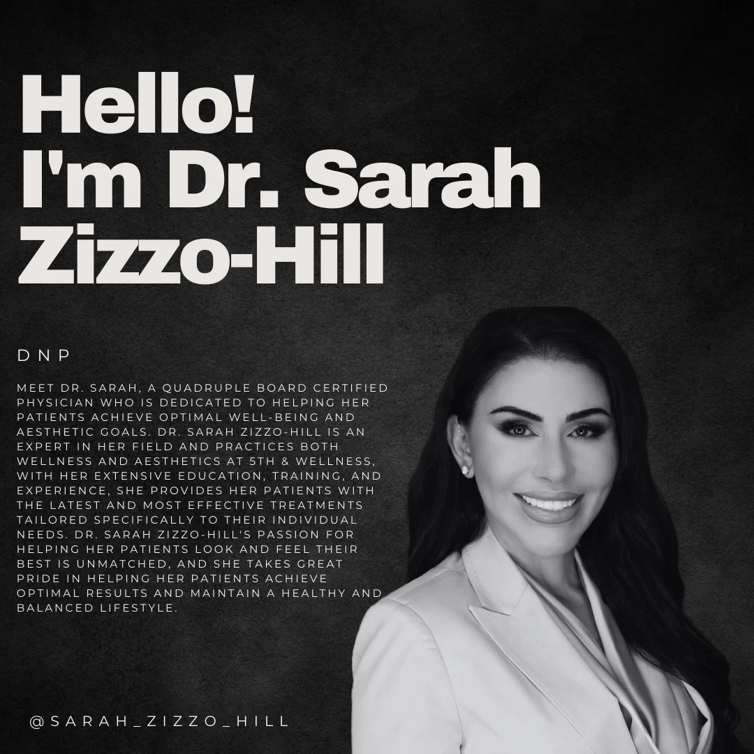 Hello! I'm Dr. Sarah Zizzo-Hill Hello! I'm Dr. Sarah Zizzo-Hill
